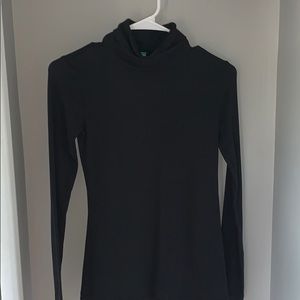black turtle neck